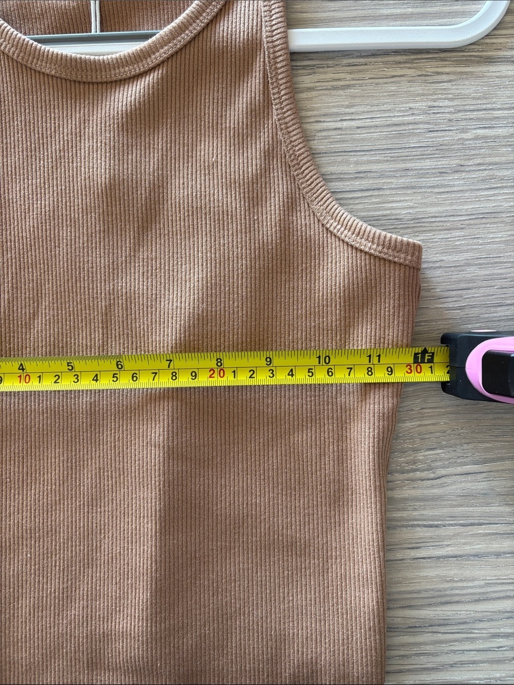 Princess Polly Selena Ribbed Tank Top Brown Size 4 NWT - Picture 5 of 6